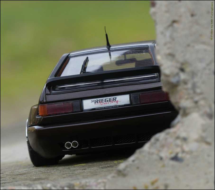 1:18 VW Scirocco MK2 GTX 16V Rieger GTO Breitbau + Vitrine = RAR